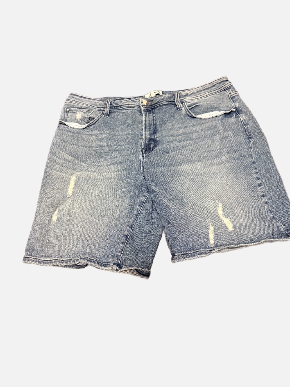 Fashion Nova distressed jean shorts